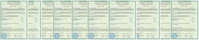 Сертификаты на перцовые баллончики